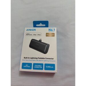 Anker Nano 5000MAh Power Bank w/ Lightning Foldable Connector (MFi-Certified)